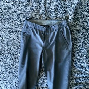 Gray under armour dress pants
